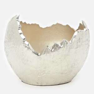 ชามตกแต่งดีไซน์ใหม่ล่าสุด ทำจากอะลูมิเนียมทรงกลม ขอบสีทอง ขัดเงาอย่างดี คุณภาพพรีเมียม - Product Image 3