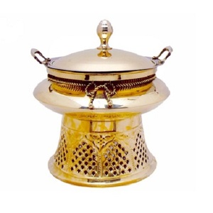 Plato para Calentar Comida de Cobre Martillado con Soporte, Plato para Calentar Comida Redondo de Calidad Superior a un Precio Accesible - Product Image 5