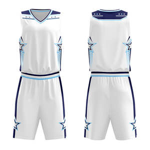 Ensemble de maillot de basket-ball pour hommes, respirant, à séchage rapide, maillot et short de sport légers, vêtements d'entraînement confortables et durables - Product Image 3