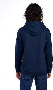 Custom <b>Men's</b> Winter Warm Pullover <b>Hoodie</b> Designer Cotton <b>Sherpa</b> Fleece with Solid Pattern - Product Image 3