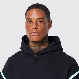 Sweat à capuche en molleton imprimé décontracté pour hommes, meilleure qualité, nouveauté, motif à carreaux respirant, sweat teint en plaine à la mode - Product Image 4