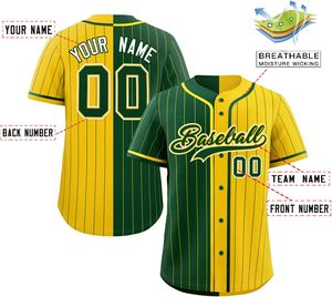 Camiseta de béisbol de malla de alto rendimiento, camiseta de softbol abotonada personalizada, tela que absorbe la humedad, aparejos, letras de sarga, ajuste de EE. UU. - Product Image 6