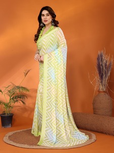 ELITE BRIDAL Ropa de boda india pakistaní Verano/Invierno Fancy Peso ligero Seda Tipo Sarees Samuthrika/Vasthra Kalas Estilo - Product Image 6