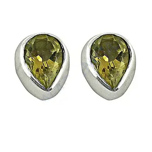 ต่างหูเงินแท้ 925 รูปทรงหยดน้ำสำหรับผู้หญิง เครื่องประดับเพอริดอททันสมัย - Product Image 3