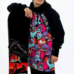 Nueva fábrica que vende Top Wear Article Hombres Snowboard Hoodie Low Moq Trendy Wear Snowboard Hoodie - Product Image 2