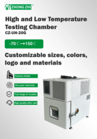 Chambre de test de température simulée de bureau CZ-UH-20G (petite taille) pour températures élevées/basses (-70~+150°C) avec précision de 0,01°C