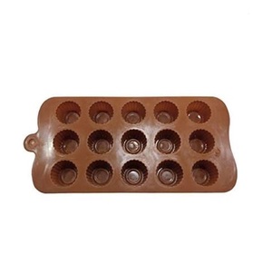 Molde de Silicona de Grado Alimenticio para Gelatina, 15 Cavidades, Color Marrón, Herramientas para Hornear de Calidad Garantizada - Product Image 3