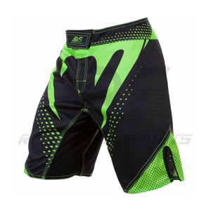 กางเกงมวย MMA คุณภาพสูง ผ้าโพลีเอสเตอร์/ไนลอน ยืดหยุ่นได้ ผลิตตามสั่ง สีพื้น สำหรับทุกเพศ - Product Image 1