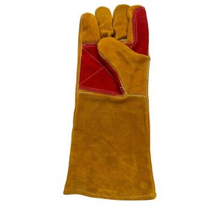 Soldadura de alta calidad Protección de construcción Seguridad Hombres Trabajo de construcción Guantes de cuero - Product Image 4