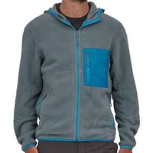 Sweat à capuche en polaire sherpa doux et confortable de haute qualité avec logo personnalisé, veste chaude unie écologique pour homme avec poches pour l'hiver - Product Image 6