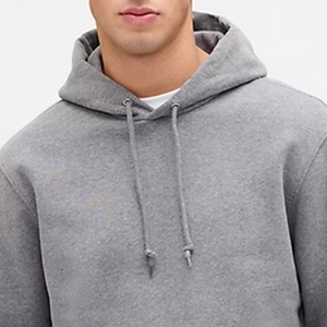 Collection d'hiver Sweat-shirt pour homme Matière polaire respirante avec cordon de serrage Conception de logo personnalisée avec manches longues Prix ​​abordable - Product Image 2