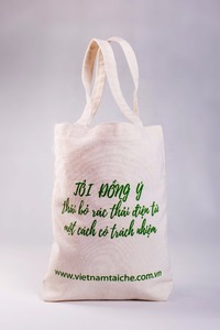 Bolso de lona de algodón al por mayor para ir de compras - Product Image 5