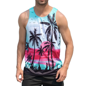 Wholesale Custom Logo Cotton Bamboo Fiber Formal <b>Singlet</b> Muscle Shirts Sleeveless Quick Dry Breathable Eco-Friendly <b>Men</b> Tank Top - Product Image 1
