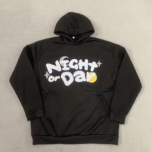Venta caliente Impresión Hombres Sudaderas con capucha Diseño personalizado Blanco y Negro 3D Puff Imprimir Mejor calidad Sudadera con capucha unisex - Product Image 1