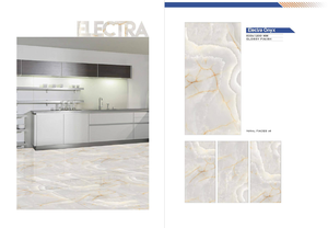 Baldosas modernas de lujo para sala de estar de Villa, calidad superior, 600x1200mm, mármol cerámico brillante sinterizado, estilo contemporáneo - Product Image 5