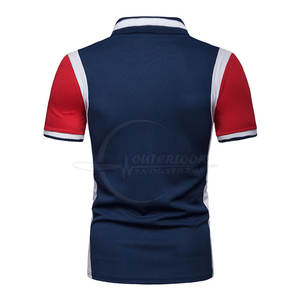 เสื้อยืดโปโลสำหรับผู้ชายผ้าฝ้าย100% ระบายอากาศได้ดีมี2025ออกแบบเรียบง่ายแขนสั้นผลิตในปากีสถาน - Product Image 2