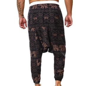 Nouveauté 2026 – Pantalon de survêtement homme coupe slim évasée en molleton 100 % coton 280 g/m² à séchage rapide et respirant, entrejambe tombant, style streetwear - Product Image 2