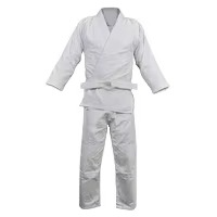 Uniforme de Karate Personalizado Blanco para Adultos, Poliéster/Algodón, Transpirable, Duradero, de Secado Rápido, Hecho a Medida - Product Image 6