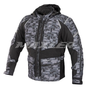 Chaqueta de turismo para motocicleta para hombre 3/4 impermeable CE aprobado chaqueta de ventilación reflectante para verano y conducción en todas las estaciones - Product Image 1