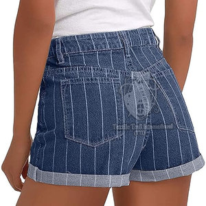 Servicio OEM, Shorts de Mezclilla para Mujer al por Mayor, Diseño Personalizado, Nueva Llegada, Shorts de Mezclilla para Mujer de Marca Privada para Adultos - Product Image 4