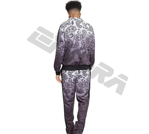 Ensemble de survêtement de luxe pour homme, nouvelle collection 2023, imprimé en relief, haut de sport, jogging, ensemble personnalisé, sweat-shirts, style actif, stylefitgo - Product Image 3