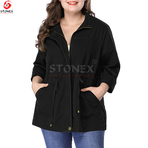 Chaquetas de caza de talla grande transpirables personalizadas para mujer, chaqueta de utilidad informal para mujer - Product Image 2