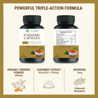 Capsules de Curcuma ODM/OEM, Extrait de Curcumine à 95%, 1000mg par capsule, 60 unités, Supplément de Curcuma de Haute Pureté, Capsules de Curcuma