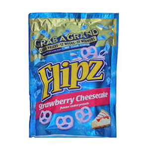 Flipz Edición Limitada, Pretzels Cubiertos con Sabor a Pastel de Queso de Fresa, 90 g, Combina Pretzels Salados Crujientes - Product Image 3