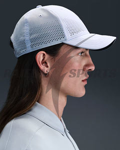 Casquettes de baseball en coton 100% de qualité supérieure, sur mesure, en dobby à pois, taille ajustable, respirantes, pour toutes les activités, 2025 - Product Image 3