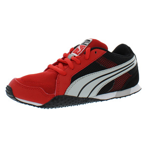 Zapatos Puma H-Mesh Jr para Niños Color: Rojo/Negro/Gris 100% Auténticos - Product Image 1