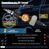 Capteur de programmation de pression des pneus universel programmable XTOOL TS100 PRO 315/433 MHz