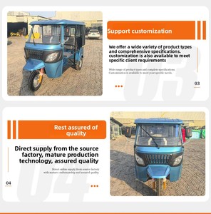 Tuk-tuk passager 200cc à 2 rangées et 6 places, économe en carburant, <span class=keywords><strong>moto</strong></span>-taxi à essence à 3 roues pour l'Afrique et l'Asie du Sud-Est - Product Image 5