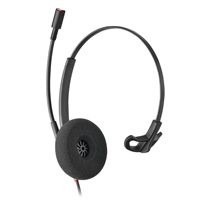 200 Auriculares Personalizados con Reducción de Ruido de 3.5mm+USB-C de un Solo Lado con Micrófono para Centro de Llamadas y Espacio de Trabajo
