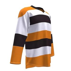 Haute Qualité Personnalisé Dernier Produit Sublimation Hockey Sur Glace Jersey Impression À Séchage Rapide OEM Sport Slim Fit Hockey Jersey - Product Image 3