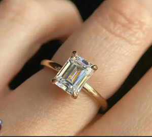 Top Selling Custom 925 Sterling <b>Silver</b> Jewelry 1ct <b>Emerald</b> Cut Alexandrite Diamond Vintage Heart Engagement Gift <b>Rings</b> for Women - Product Image 4