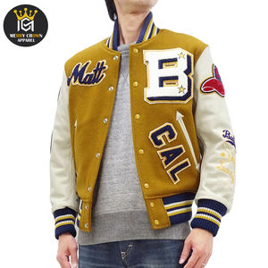 2025 High Quality Made Low Moq Lettermen Jacket Winter Jacket Customized Logo Printed Lettermen Jacket - Product Image 4