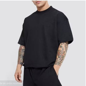 Camiseta de Hip Hop más vendida para hombre hecha de 100% algodón puro transpirable Tie Dye camisetas 100% algodón, camiseta para hombre estampado en forma suelta - Product Image 6