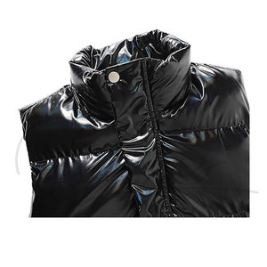 Chaleco Acolchado de Color Sólido de Alta Calidad con Diseño Moderno 2026, Transpirable, Impermeable, con Capucha, Ajustado, Personalizado para Hombre, Invierno - Product Image 3