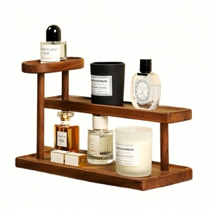 Handmade ba lớp phòng tắm Countertop hiển thị đứng bàn trang điểm lưu trữ giá cho đồ trang sức chăm sóc da gia vị văn phòng Nguồn cung cấp - Product Image 3