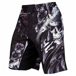 Shorts de combat MMA de grande taille, style streetwear, design personnalisé avec motif uni sublimé, service OEM, coupe-vent et respirant - Product Image 1