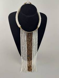 Artisanat de broderie, nouvelle mode 2025, style bohème rétro, collier en perles de graines multicolores à plusieurs couches, fait à la main - Product Image 6