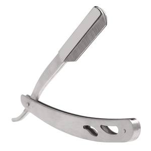 Maquinilla de afeitar de barbero de acero inoxidable, Cuchilla única, profesional, para salón de belleza, Logo personalizado grabado/impreso - Product Image 2