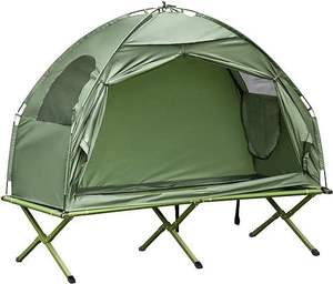 Tente de camping simple et légère pour l'extérieur, pôle pliable <span class=keywords><strong>en</strong></span> aluminium, simple couche, tente de pêche de camping hors sol - Product Image 1