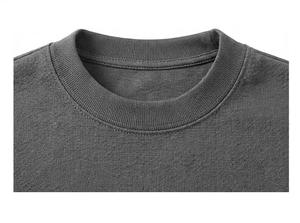 T-shirt unisexe de haute qualité 240G 100% coton délavé à l'acide Coupe classique Rétro lourd Vintage Impression sérigraphique unie - Product Image 3