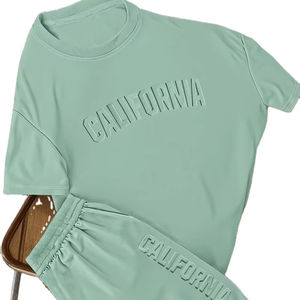 Pantalones Cortos Deportivos Personalizados para Hombre, 100% Algodón, con Logotipo 3D en Relieve, Transpirables, Estilo Formal para Verano - Product Image 1