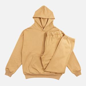 Custom Wholesale Women's Winter Heavyweight Acid Wash Tracksuit Set Oversized <b>Zip</b>-<b>up</b> <b>Hoodie</b> and Sweat Suit - Product Image 6