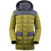 Parkas en duvet personnalisées pour hommes Manteau à capuche pour hommes Vêtements de rue d'hiver pour hommes Veste matelassée à bulles d'extérieur coupe-vent OEM