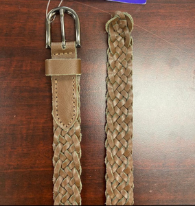 Premium Multicolor <b>Braided</b> Leather Waist Strap Belt Adjustable Woven Sports Outdoor Casual Fashion <b>Accessory</b> with Oval Buckle - Product Image 2
