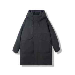 Haute qualité en stock fabricant hiver extérieur utilitaire à capuche polaire longue doudoune vêtements épais vers le bas à capuche - Product Image 6