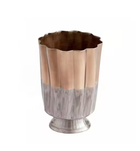 Contemporary Elegant Design Handmade Metal Flower <b>Vases</b> Home Restaurants Hotel Living Space Decor <b>Vase</b> Modern Elegance and Style - Product Image 5